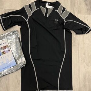 Intelliskin Men’s Foundation V Neck Tee PostureCue XXXL Black Workout Top